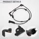 thumbnail image 4 of 1pc Sensor de desgaste de pastillas de freno delantero para Cadillac CT4 2020-2023 No.84803890 de goma TPU negra, 4 of 6