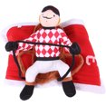 thumbnail image 6 of Halloween Dog Jockey Pet Horse Race Costume Cat Funny Clothes for Halloween Party Cosplay(Red) - M, 6 of 6