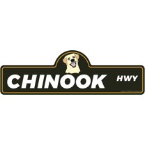 SignMission P-618 Chinook 6 x 18 in. Street Sign - Chinook Stoner
