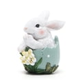 thumbnail image 4 of Hodao Conejito de Pascua Decoraciones Primavera Decoración del Hogar Figuras de Conejito (Conejo de Proteína de Resurrección 2 Piezas) Decoraciones de Pascua, 4 of 5