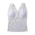 thumbnail image 2 of Women's Tank Tops Cute Slim Fitted Ribbed Knit Bow Lace Camisole Top Sexy Summer Square Neck Sleeveless Going Out Tops, 2 of 9