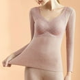 thumbnail image 2 of Ensemble de sous-Vêtements Thermiques pour Femmes, Pyjama pour Temps Froid, 2 of 5