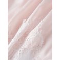 thumbnail image 7 of LMLYSoH Women's Mini Shorts Lace Patchwork Drawstring Elastic Waist Casual Summer Loose Lounge Shorts, 7 of 7