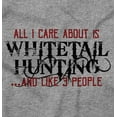 thumbnail image 2 of All I Care About is Whitetail Hunting Men's Graphic T Shirt Tees Brisco Brands L, 2 of 4