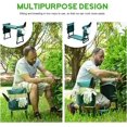 thumbnail image 5 of Upgraded Garden Kneeler and Seat with Thicken & Widen Soft Kneeling Pad,Heavy Duty Foldable Gardener Stool with 2 Tool Pouches,Gardening Gifts for Women Mom Men Seniors¡­…, 5 of 7