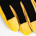 thumbnail image 4 of CSChome Polyester Fiber Gloves Labor Gloves - Adjustable Wrist Five Fingers Color Matching Wear-Resistant, 4 of 7