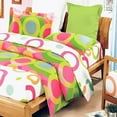 thumbnail image 2 of Rhythm of Colors 100% Cotton 3PC Mini Comforter Cover/Duvet Cover Set King Size, 2 of 9