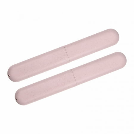 ACDANC 2026 New 2 Pcs Traveling Toothbrush Holders Case for Travel Pink 8.07 For Vacations Business Trips Camping Travel Accessories Personal Care ACDANC 2026 New 2 Pcs Traveling Toothbrush Holders Case for Travel Pink 8.07 For Vacations Business Trips Camping Travel Accessories Personal Care