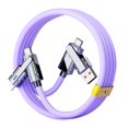 thumbnail image 1 of Dsseng 100CM 4-In-1 Charging Cable USB Type-C 8Pin 100W 480Mbps Fast Charging Cellphone Tablet Zinc Alloy Silicone Data Cable Wire Cord, 1 of 10