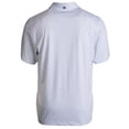 thumbnail image 3 of Men's Cutter & Buck  White Ivy League Pike Eco Pebble Print Stretch Recycled Polo, 3 of 3
