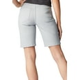 thumbnail image 2 of Lee Womens Relaxed Fit Bermuda Shorts 18 Grey, 2 of 3