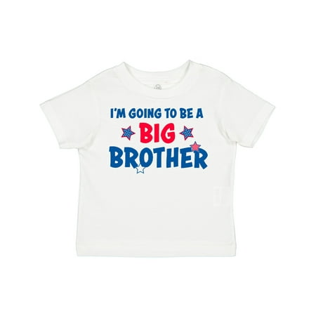

Inktastic July 4th Im Going to Be a Big Brother Gift Toddler Boy Girl T-Shirt