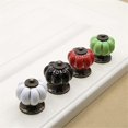 thumbnail image 3 of 10pcs Ceramic Door Knobs Vintage Pumpkin,Green, 3 of 4