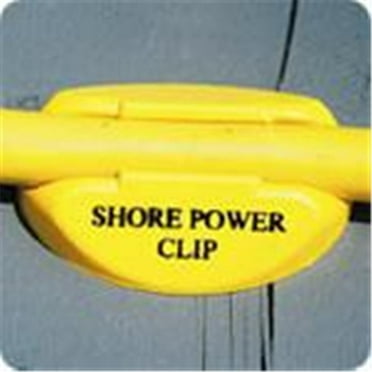 Shore Power Clip - Yellow - Pack of 4