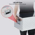 thumbnail image 2 of Aluminum Truck Tool Box with Sliding Shelf, 48"/30" Heavy-Duty Weatherproof Storage Chest for Pickup Trucks & Trailers, Lockable with Reinforced Handles, 2 of 7