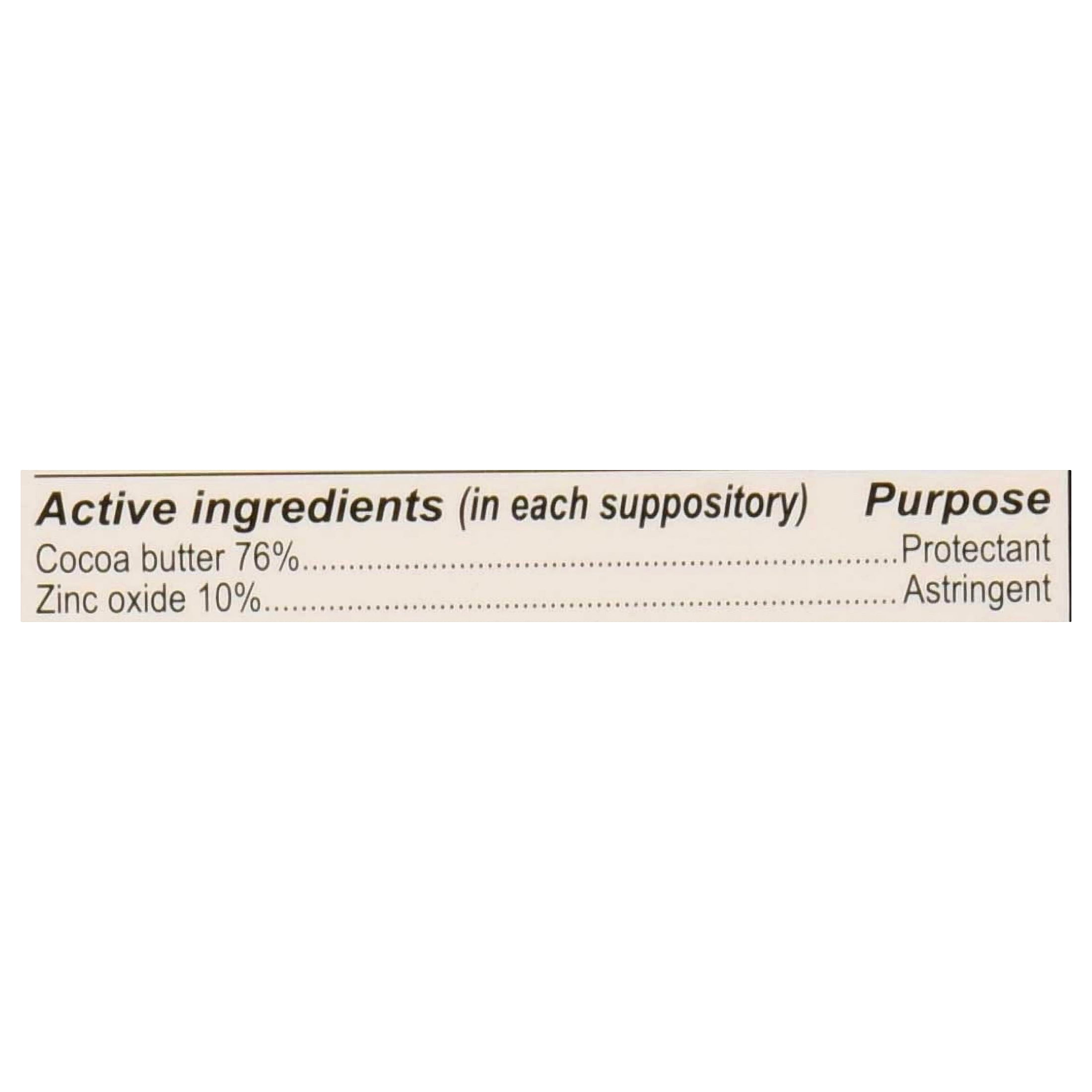 Calmol-4 Calmol 4 Hemorrhoidal Suppositories 12 Each (Pack of 2)