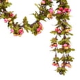 thumbnail image 5 of Guirnalda de flores de plástico BuyWeek rosas artificiales elegante y moderna, 5 of 5