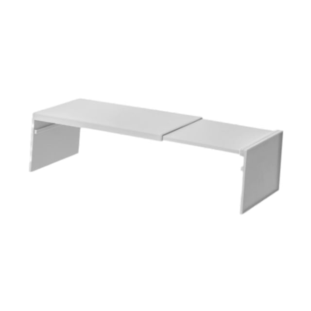 Estante de almacenamiento retráctil para cocina, escurridor de platos versátil con tapete antideslizante, soporte clasificador de cocina, estante para Gris