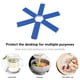 thumbnail image 5 of Batería de Cocina Manteles individuales plegables Anti-escaldado Cazuela Pad Pan Pot Holder Uso en el hogar (Azul), 5 of 7