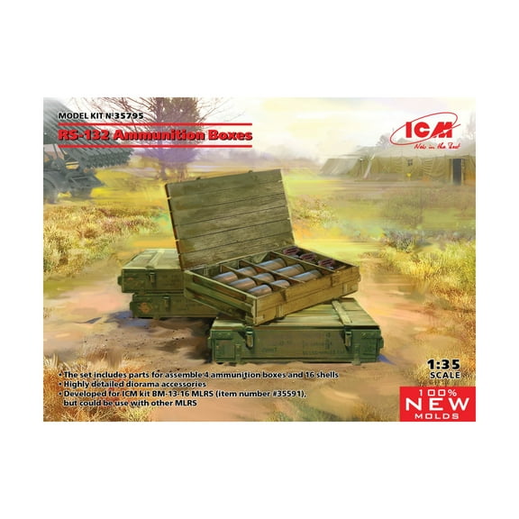 ICM RS-132 Ammunition Boxes New