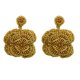 thumbnail image 3 of de flores rosas exageradas perlas exquisitos joyas doradas dorado Yuyangstore Dangle Earrings for Women Girl, 3 of 7