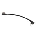 thumbnail image 3 of 15Cm Micro- Usb 5Pin Right Usb 2.0 Dual Elbow Data Charging Cable, 3 of 5
