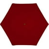 Better Homes and Gardens Solid Red Paprika Market Umbrella, 9'