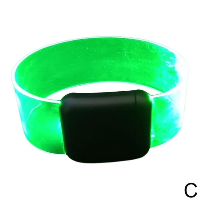 LED Battery Light-emitting Bracelet Running Armband Luminous Entertainment Props Flashing Band Cheering Party Light