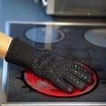 thumbnail image 2 of Grill Gloves 300-500 ℃ Extremely Heat Resistant Cotton li, 2 of 5