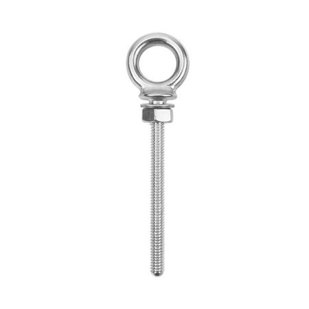 

Stainless Steel M10 Eye Bolt Round Ring Portable Detachable Smooth Eyebolt Indoor Cable Screws Hanging Tool Accessories