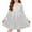 White, variant on Shiny Dress for Little Big Girl 4-12 Years Long Sleeve Christmas A-Line Dress Party Short Gown Holiday Clothes (11 Years, Wine)