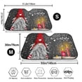 thumbnail image 7 of Lsque Traditional Scandinavian Dwarf Car Windshield Sun Shade | Accordion Folding Style Auto Shade for Car Truck SUV Van | Blocks UV Rays Sun Visor Protector | Small, 7 of 7