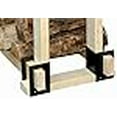 thumbnail image 5 of 4-Pc. Log Rack Brackets, Black, 6-1/2 x 9-1/4 x 4-1/4 In. - 15211, 5 of 5