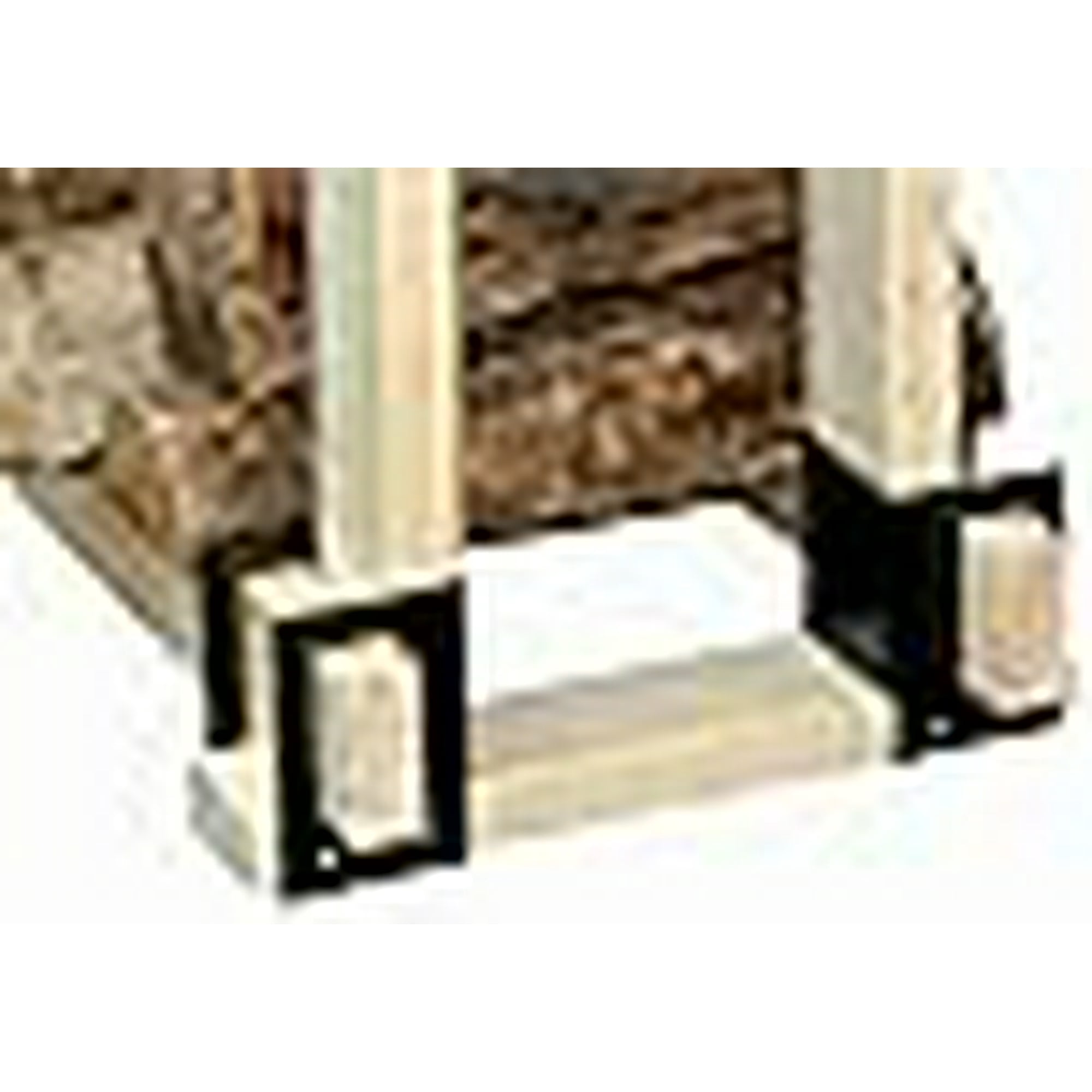 Log Rack Brackets, Black, 6-1/2 X 9-1/4 X 4-1/4 Log Rack Brackets, Black, 6-1/2 X 9-1/4 X 4-1/4