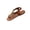 Brown, variant on YgkuHd Women's Casual Bohemian Flat Sandals Thong Style Colorful Beads Tribal Pattern Soft Synthetic Leather Brown,8.5