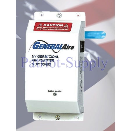Generalaire 4142 GUV100A83 36W 16" H-Lamp UVC Air Purifier 120/240V