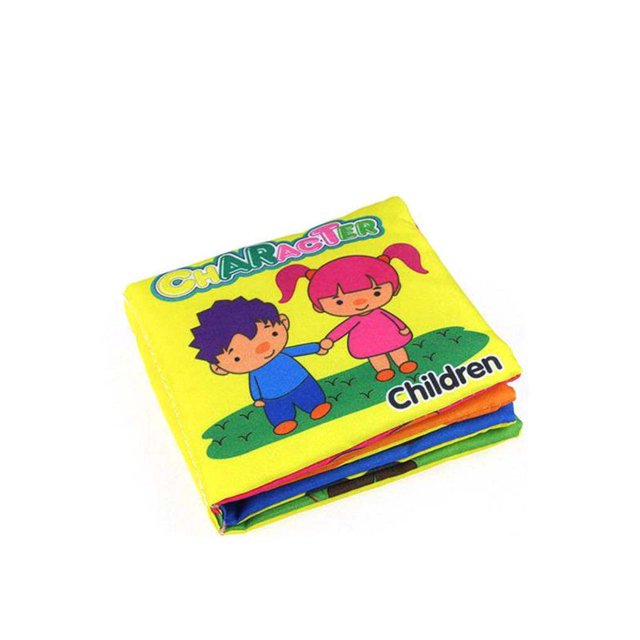 Bewildely Libros de tela para bebés, juguetes educativos para edades tempranas para niños y niñas Juguetes Educativos 1355-2