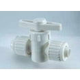 thumbnail image 2 of Elkhart Supply Fresh Water Shut Off Valve 16892 Flair-It; Stop Valve; Straight; 1/2 Inch PEX x 3/8 Inch Compression Fitting; White; Plastic; With Barcoded, 2 of 5