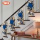 thumbnail image 4 of Christmas Door Pendant Scene Layout Christmas Wreath Home Decoration Door Hanging Stair Wreath Wall Hanging Christmas Decor, 4 of 4