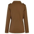 thumbnail image 5 of Fesfesfes Coat for Women Long Sleeve T-Shirt Open Front Loose Outerwear Solid Blouse Coat Tops Zipper Blouse Sale Items, 5 of 5