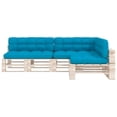 thumbnail image 3 of vidaXL Pallet Cushions Floor Cushion Seat Pad Sofa Seat Couch Cushion 7 pcs, 3 of 9