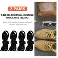 thumbnail image 4 of unbranded 2 Pares De Cordones Para Casual En Color Negro Con, 4 of 6