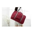 thumbnail image 2 of LNGOOR Foldable Nylon Water Resistant Gym Bag , Sports Tote Gym Bag, Shoulder Weekender Overnight Bag for Women, 2 of 5