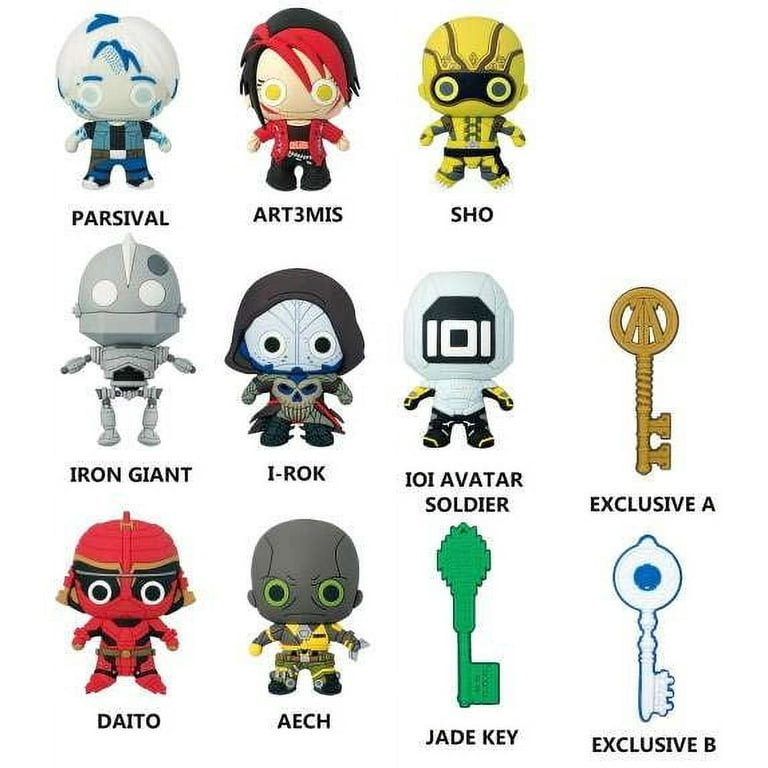 3D Figural Keychain Ready Player One Mystery Box [24 Packs