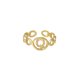 thumbnail image 1 of Anillo de 26 letras chapado en oro de acero de titanio Anillo de dedo índice de apertura en inglés Anillo hueco Wmkox8yi sjalhkljlk1980, 1 of 1