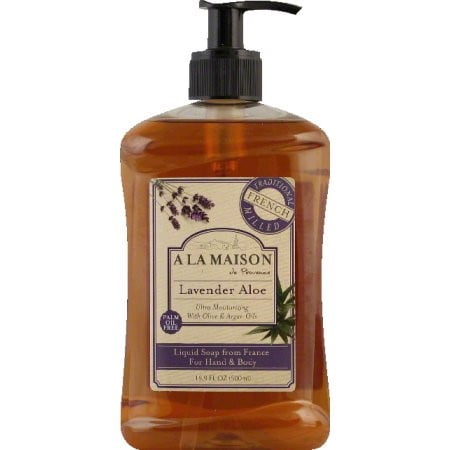 A La Maison de Provence French Liquid So ap, Lavender Aloe, 16.9 Fl Oz