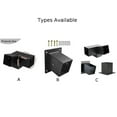 thumbnail image 7 of Slanted Roof Pergola Brackets Wall Mount With Hardware For 4x4 Inch Porch Gazebo Garden Supplies, 7 of 7