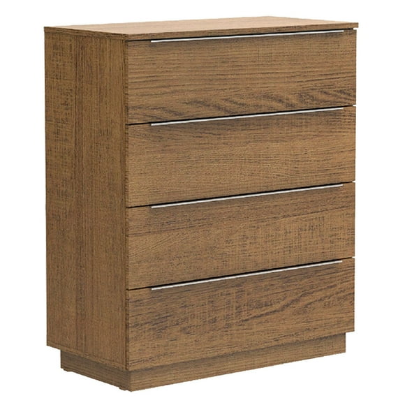 Cómoda de Madera Madesa 4 Cajones Color Marrón