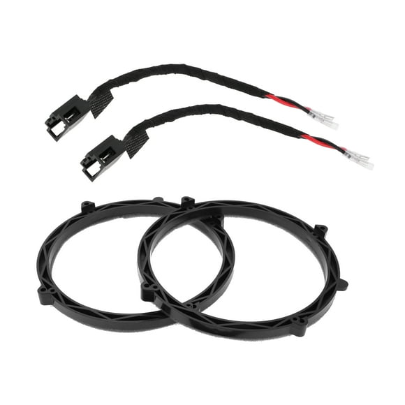 Anillo espaciador de altavoz Unique Bargains para tweeter, adaptador para Mercedes-Benz 6.5" 2Set