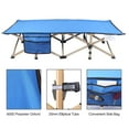thumbnail image 6 of REDCAMP Extra Long Kids Cot for Sleeping 2-7 Years, Portable Travel Toddler Cot Bed with Carry Bag, Lightweight for Outdoor Indoor Home, Blue 53''x26'', 6 of 9